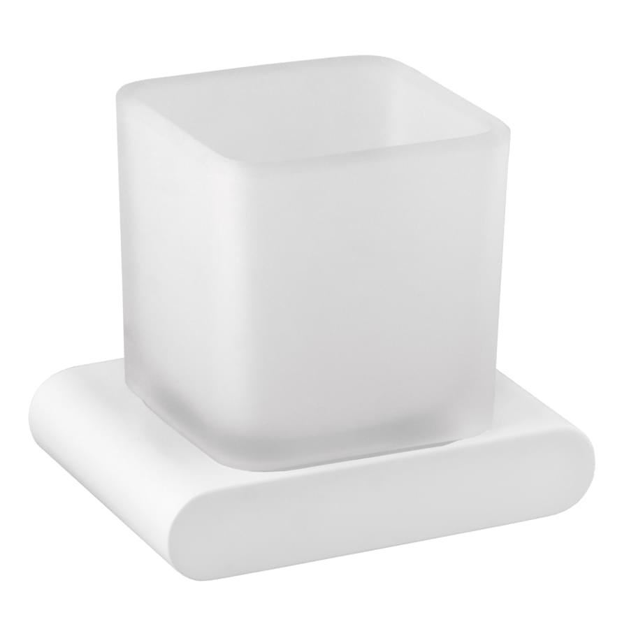 Плитка Remer Lounge Стакан LOUNGE белый матовый  поверхность матовая