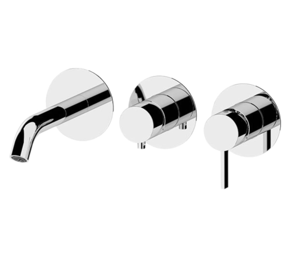 Плитка Remer Metrica Встраиваемый смеситель для ванны METRICA хром  поверхность глянец