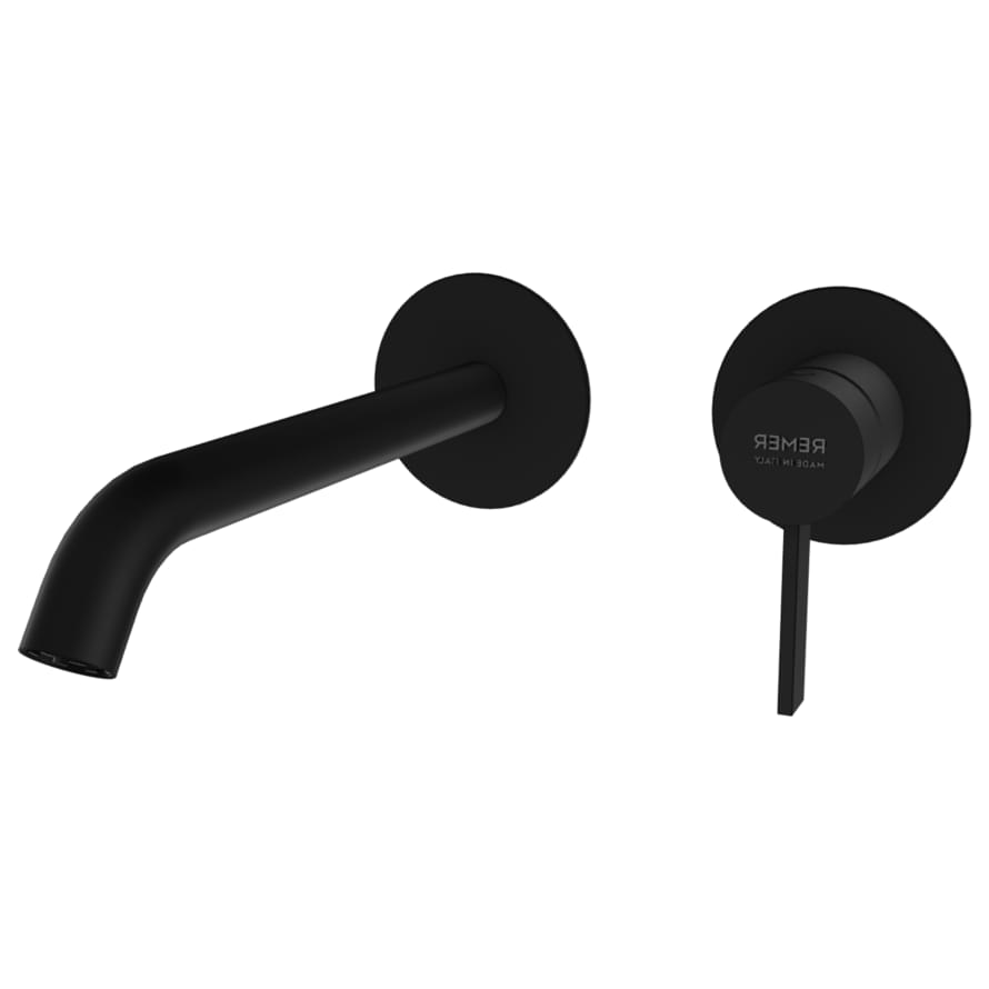 Плитка Remer Metrica Встраиваемый смеситель для раковины METRICA черный матовый  поверхность матовая