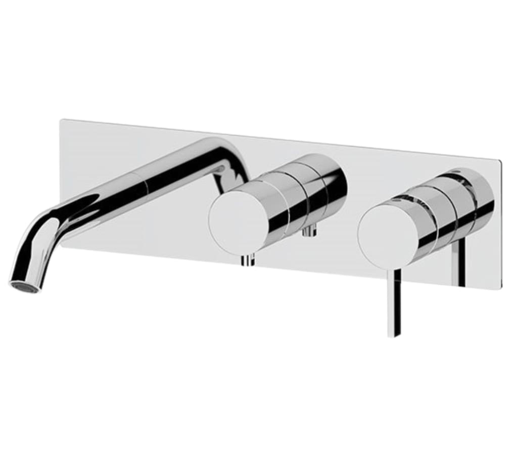 Плитка Remer Metrica Квадратный смеситель для ванны METRICA хром  поверхность глянец