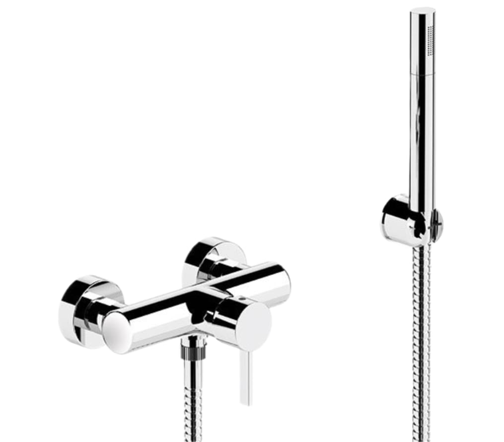 Плитка Remer Metrica Настенный смеситель для душа METRICA хром  поверхность глянец