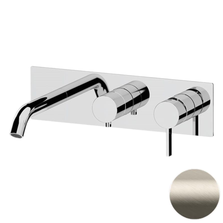 Плитка Remer Metrica Смеситель встраиваемый квадратный для ванны METRICA сталь  поверхность матовая