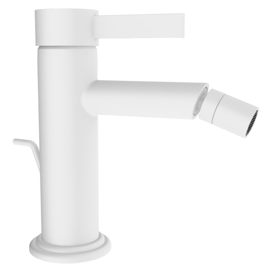 Плитка Remer Metrica Смеситель для биде METRICA белый матовый  поверхность матовая