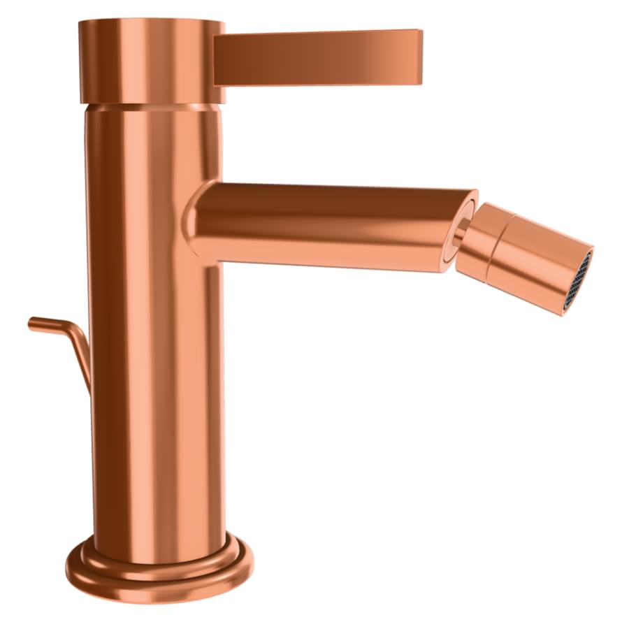 Плитка Remer Metrica Смеситель для биде METRICA медь брашированная  поверхность брашированная