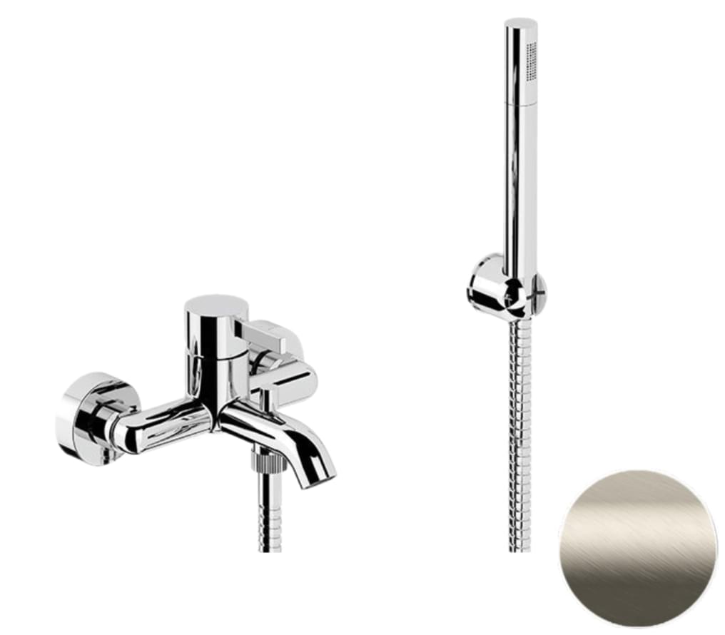 Плитка Remer Metrica Смеситель для ванны METRICA сталь  поверхность матовая