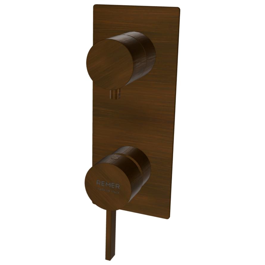 Плитка Remer Metrica Смеситель для душа METRICA встраиваемый бронза масляная  поверхность матовая