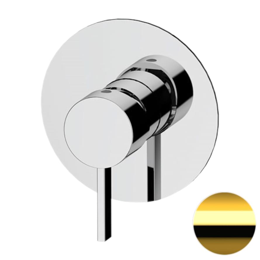 Плитка Remer Metrica Смеситель для душа METRICA золото глянцевое  поверхность глянец