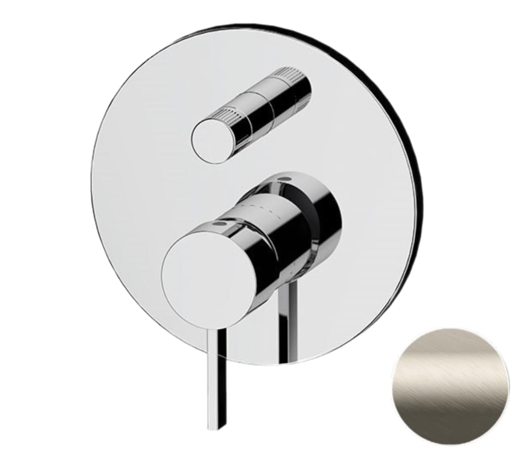 Плитка Remer Metrica Смеситель для душа METRICA на 2 выхода сталь  поверхность матовая