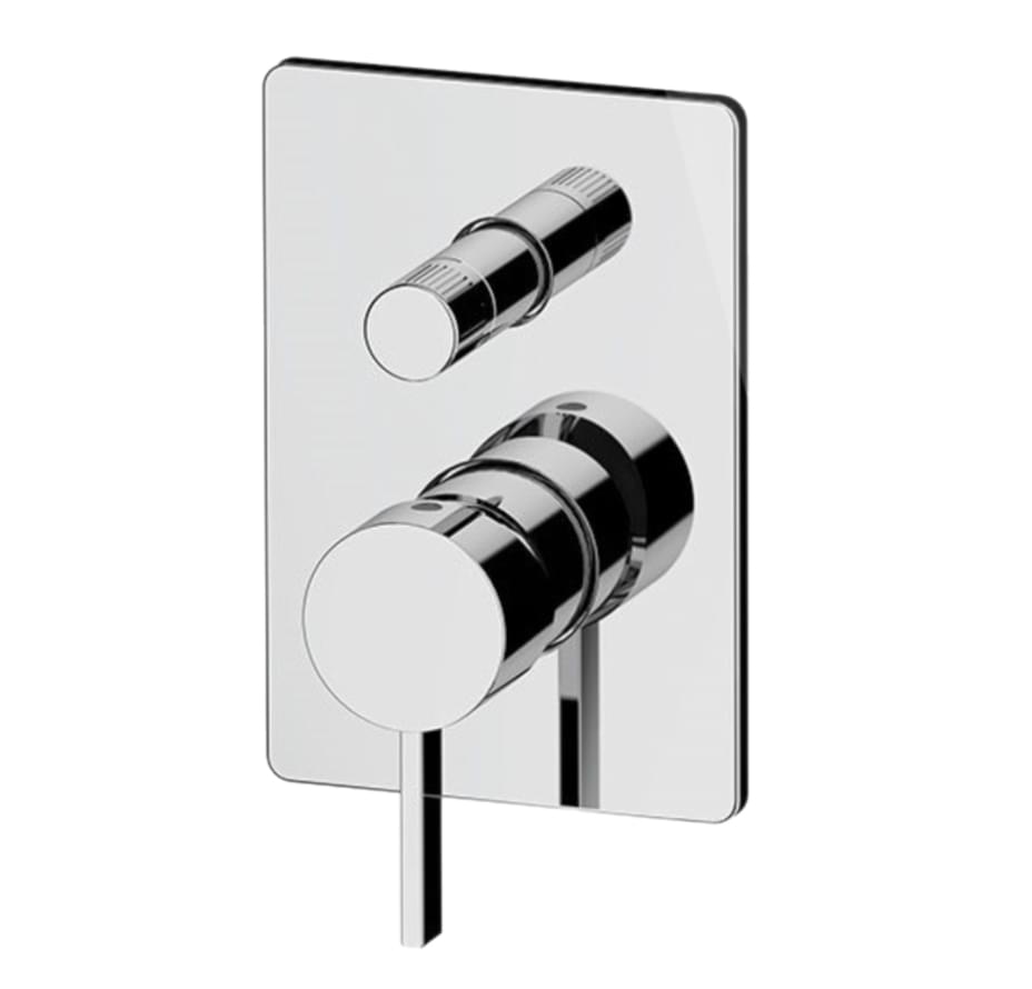 Плитка Remer Metrica Смеситель для душа METRICA хром квадратный  поверхность глянец