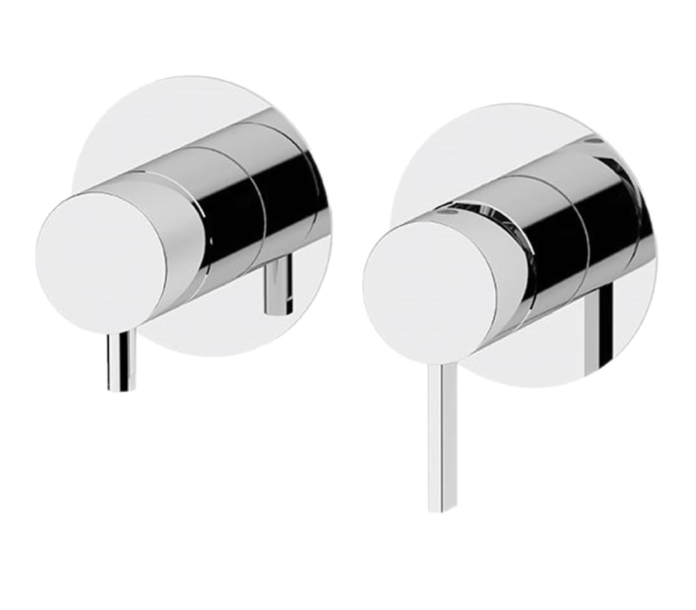 Плитка Remer Metrica Смеситель для душа округлый на 2 выхода METRICA хром  поверхность глянец