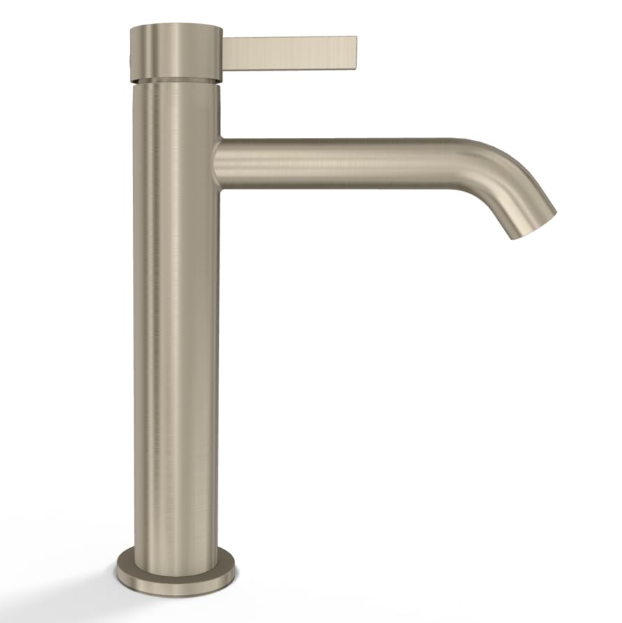 Плитка Remer Metrica Смеситель для раковины METRICA сталь высокий  поверхность матовая