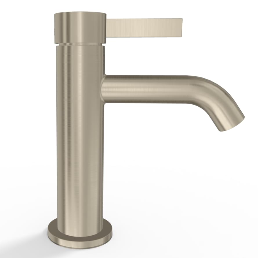 Плитка Remer Metrica Смеситель для раковины METRICA сталь г-образный  поверхность матовая