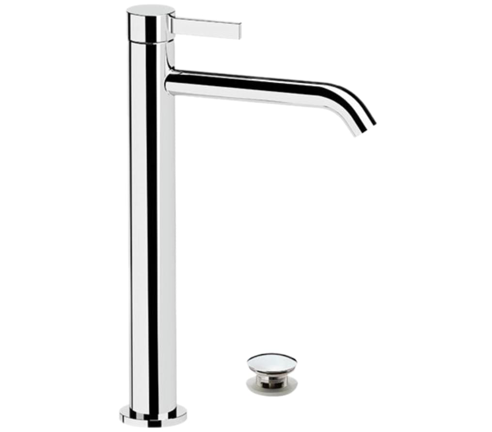 Плитка Remer Metrica Смеситель для раковины METRICA хром высокий  поверхность глянец