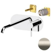 Плитка Remer Metrica Смеситель для раковины встраиваемый METRICA сталь округлый поверхность матовая