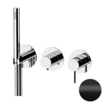 Плитка Remer Metrica Смеситель округлый для душа METRICA черный матовый поверхность матовая