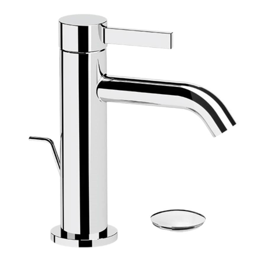 Плитка Remer Metrica Смеситель округлый для раковины METRICA хром  поверхность глянец