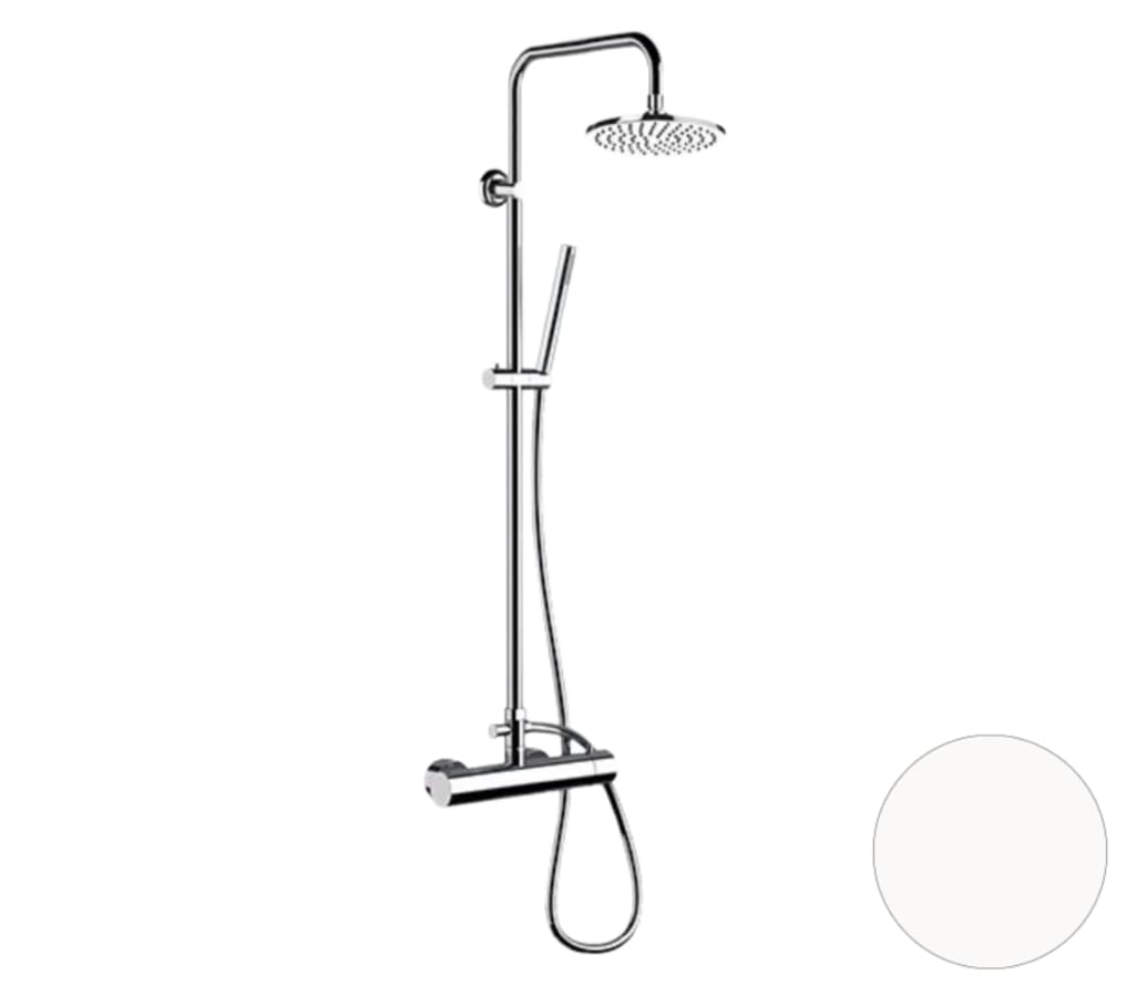 Плитка Remer Minimal Душевая система MINIMAL белый матовый  поверхность матовая