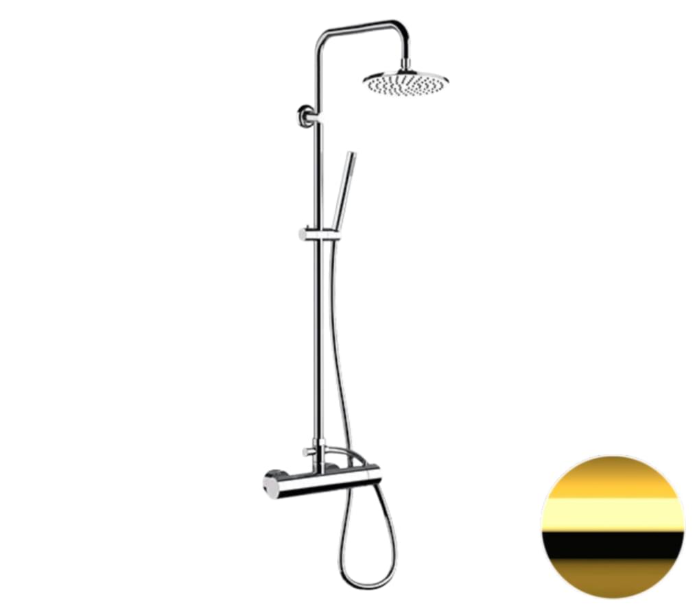 Плитка Remer Minimal Душевая система MINIMAL золото глянцевое  поверхность глянец