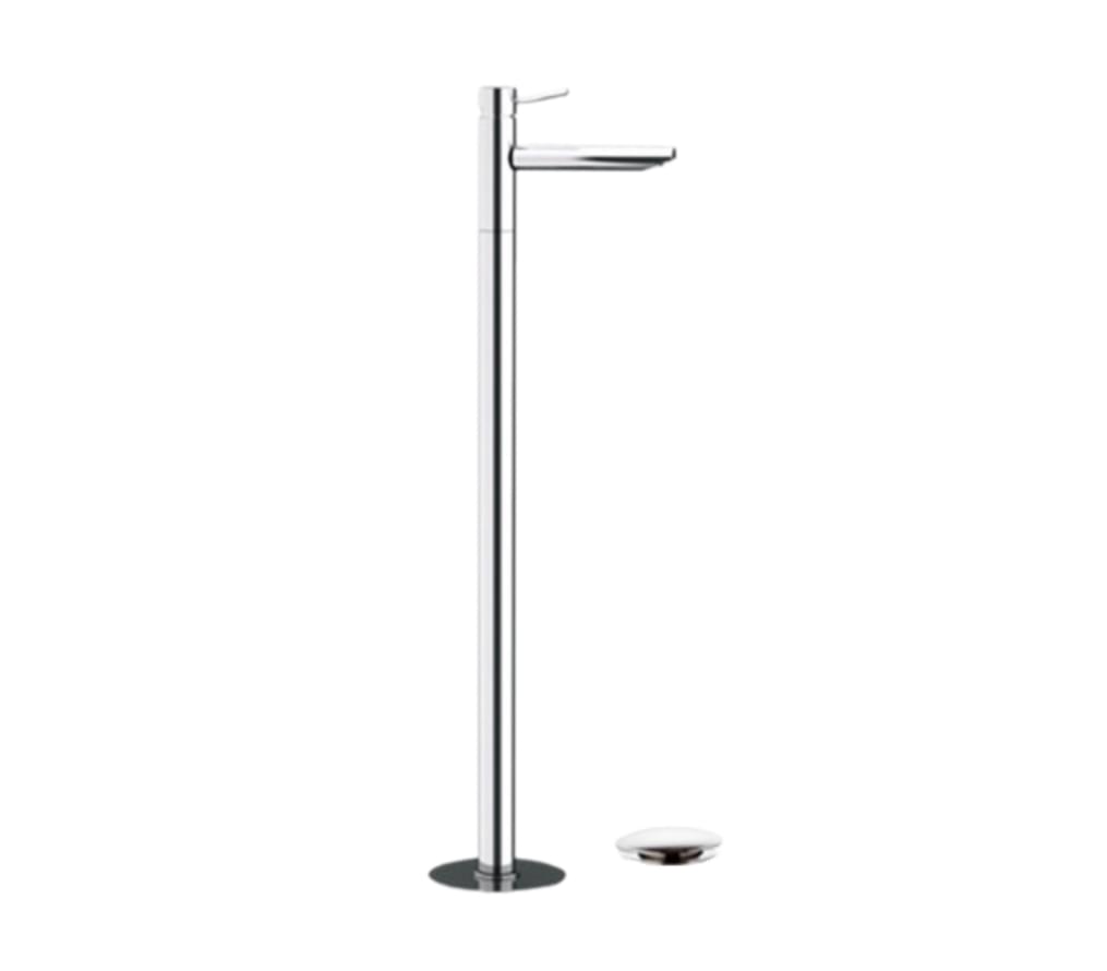 Плитка Remer Minimal Напольный смеситель для раковины MINIMAL хром  поверхность глянец