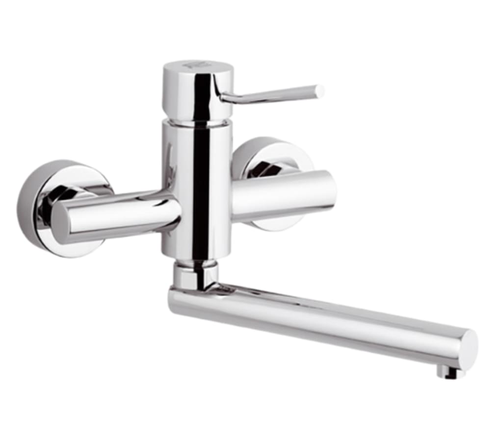 Плитка Remer Minimal Настенный смеситель для кухни MINIMAL хром  поверхность глянец