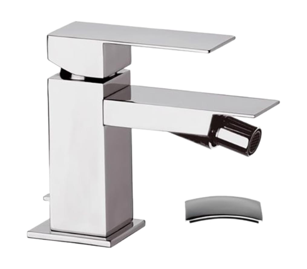 Плитка Remer Q-Design Смеситель для биде квадратный Q-DESIGN хром  поверхность глянец