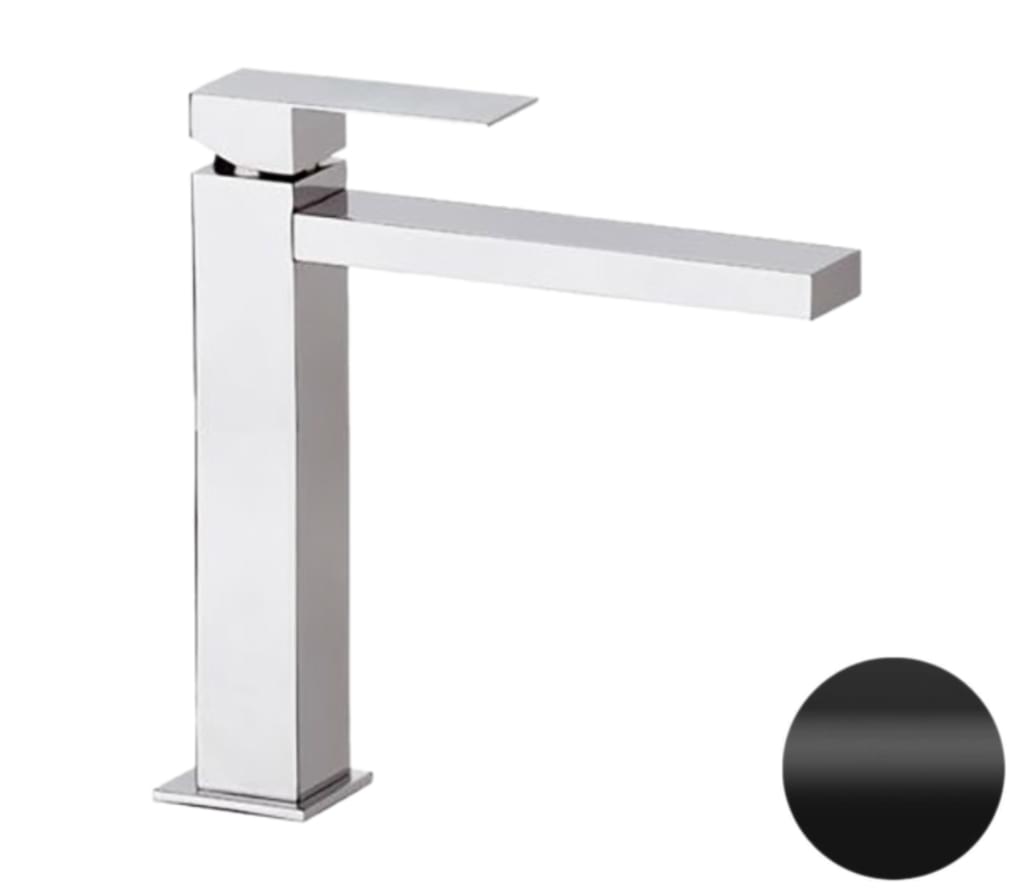 Плитка Remer Q-Design Смеситель для раковины Q-DESIGN черный матовый  поверхность матовая