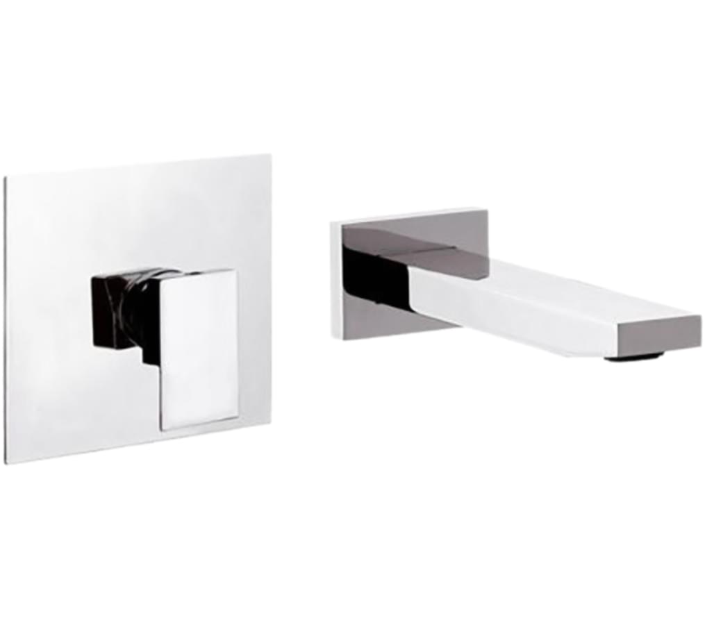 Плитка Remer Q-Design Смеситель для раковины квадратный Q-DESIGN хром  поверхность глянец