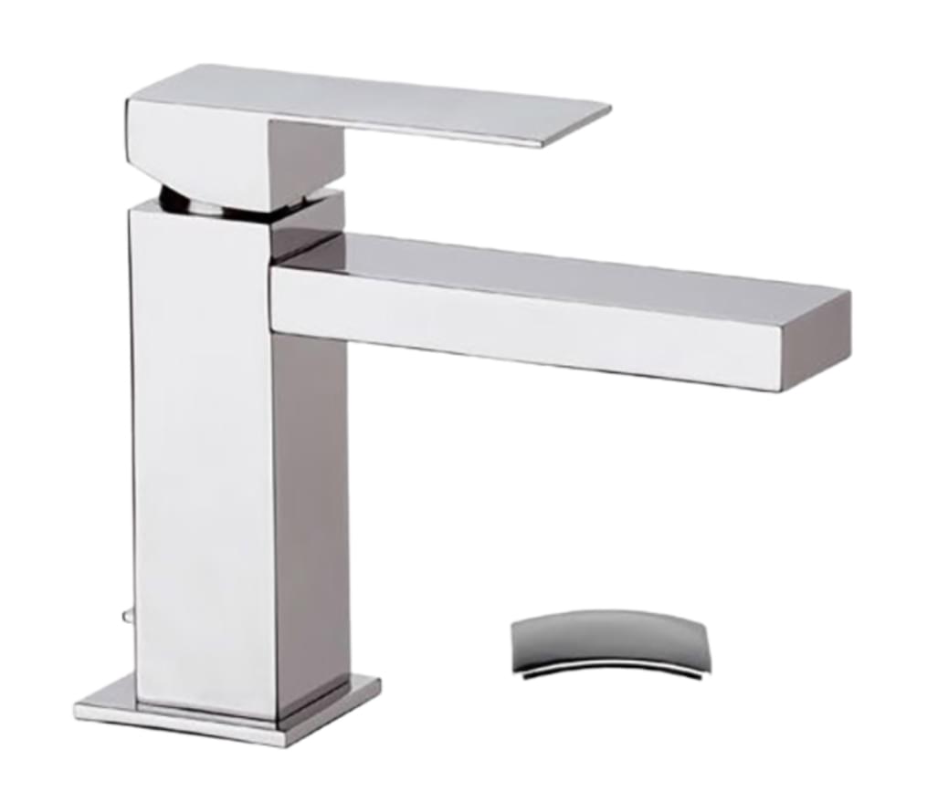 Плитка Remer Q-Design Смеситель для раковины с донным клапаном Q-DESIGN хром  поверхность глянец