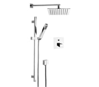 Плитка Remer Q-Elegance Душевая система с термостатом Q-ELEGANCE хром поверхность глянец