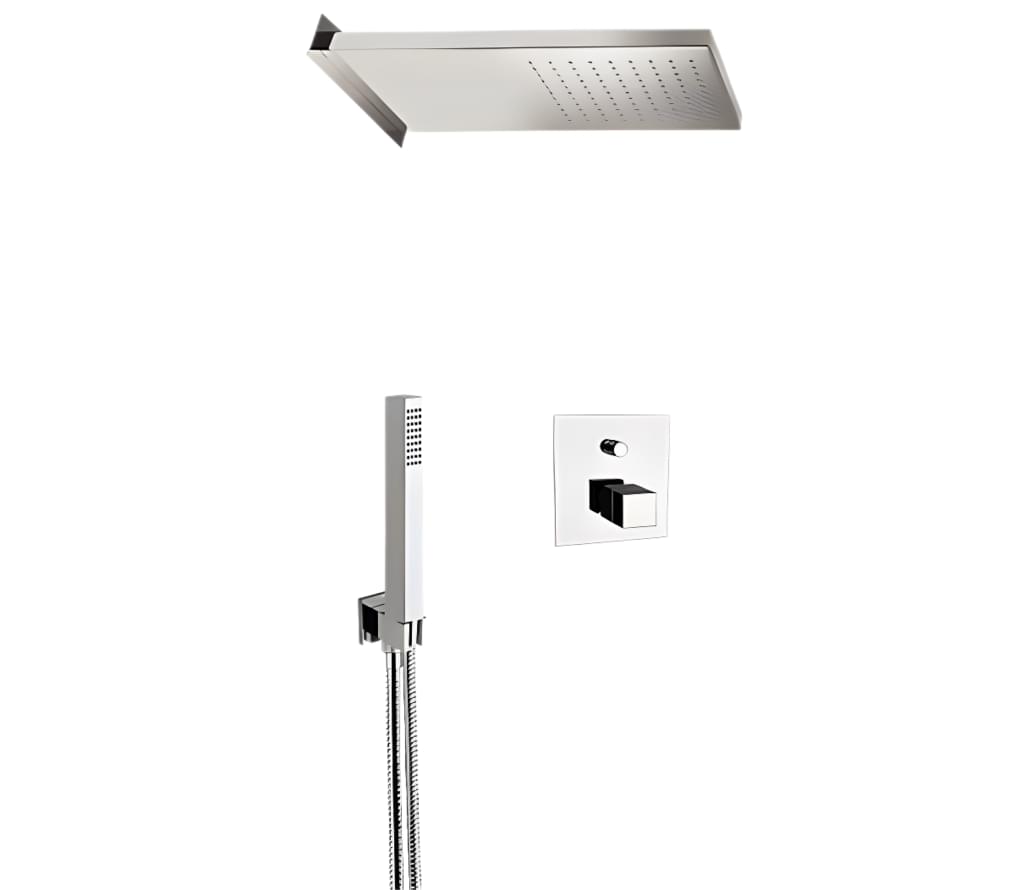 Плитка Remer Q-Elegance Душевая система термостатическая Q-ELEGANCE хром  поверхность глянец