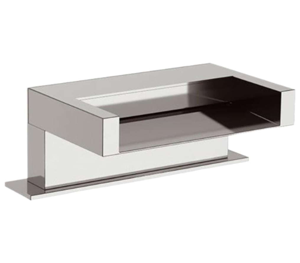 Плитка Remer Qubika Cascata Излив на борт ванны QUBIKA CASCATA хром  поверхность глянец