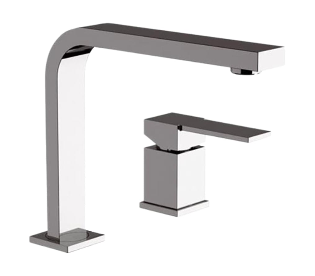 Плитка Remer Qubika Смеситель для раковины QUBIKA хром  поверхность глянец