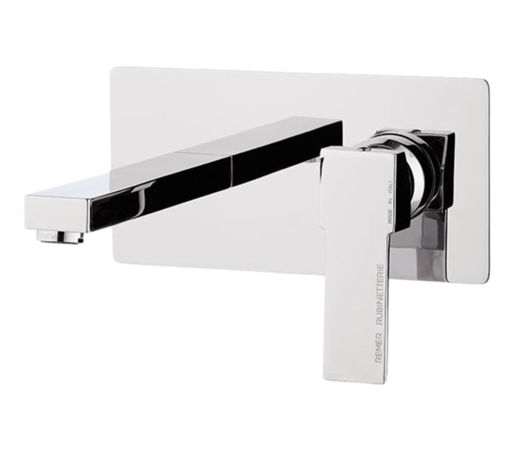 Плитка Remer Qubika Смеситель для раковины квадратный QUBIKA хром  поверхность глянец