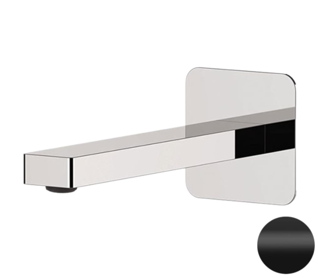 Плитка Remer Slash&Dot Излив настенный 19 см SLASH&DOT черный матовый  поверхность матовая