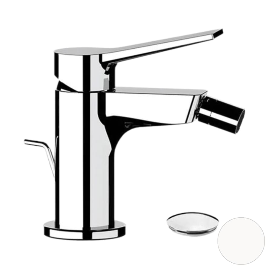 Плитка Remer Slash&Dot Смеситель для биде SLASH&DOT белый матовый  поверхность матовая