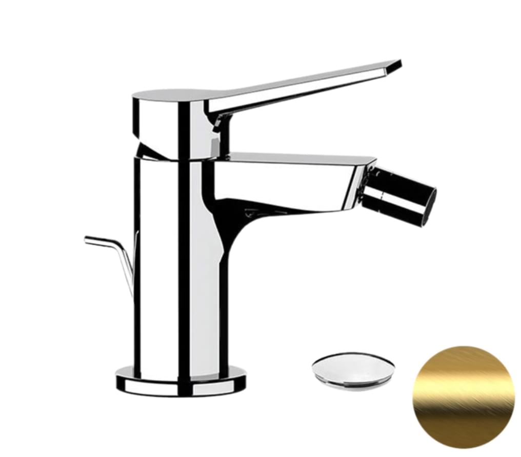 Плитка Remer Slash&Dot Смеситель для биде SLASH&DOT золото брашированное  поверхность брашированная