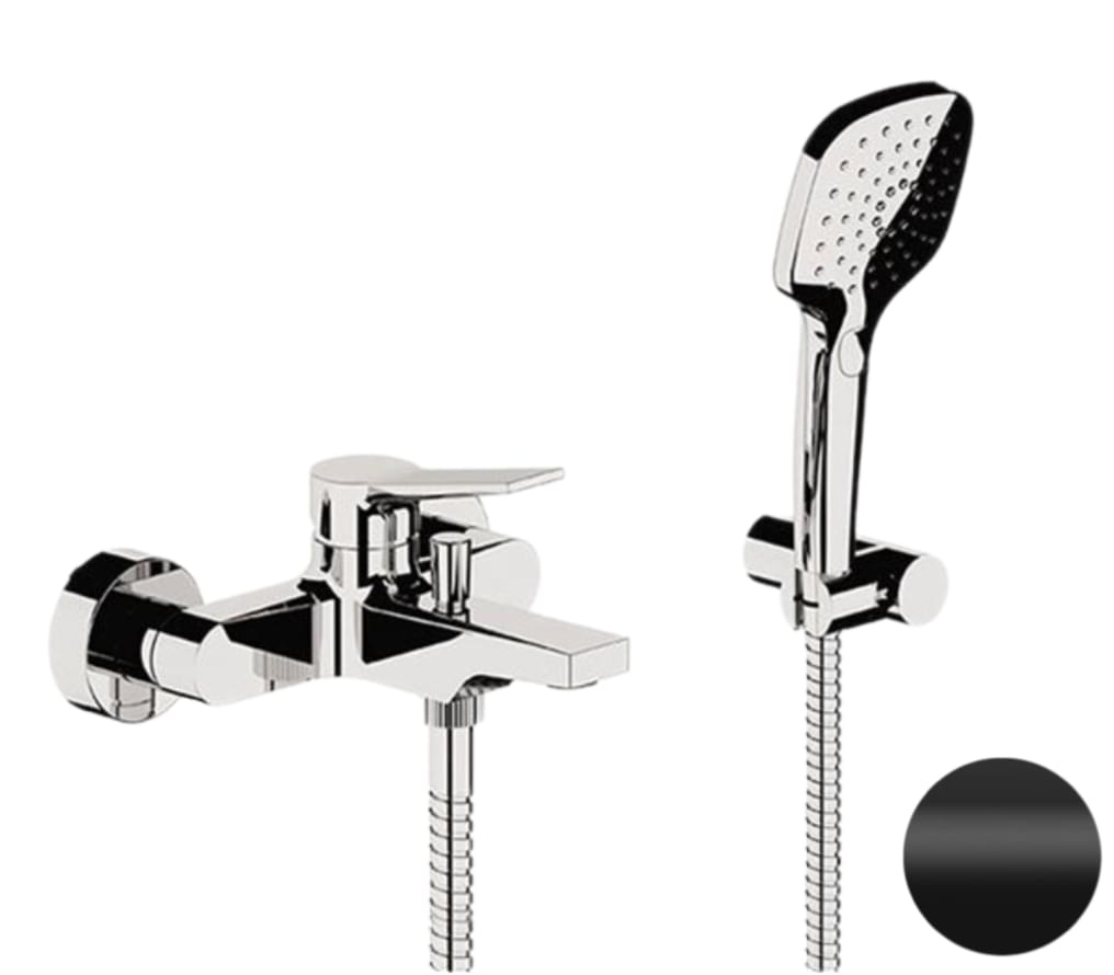 Плитка Remer Slash&Dot Смеситель для ванны SLASH&DOT черный матовый  поверхность матовая