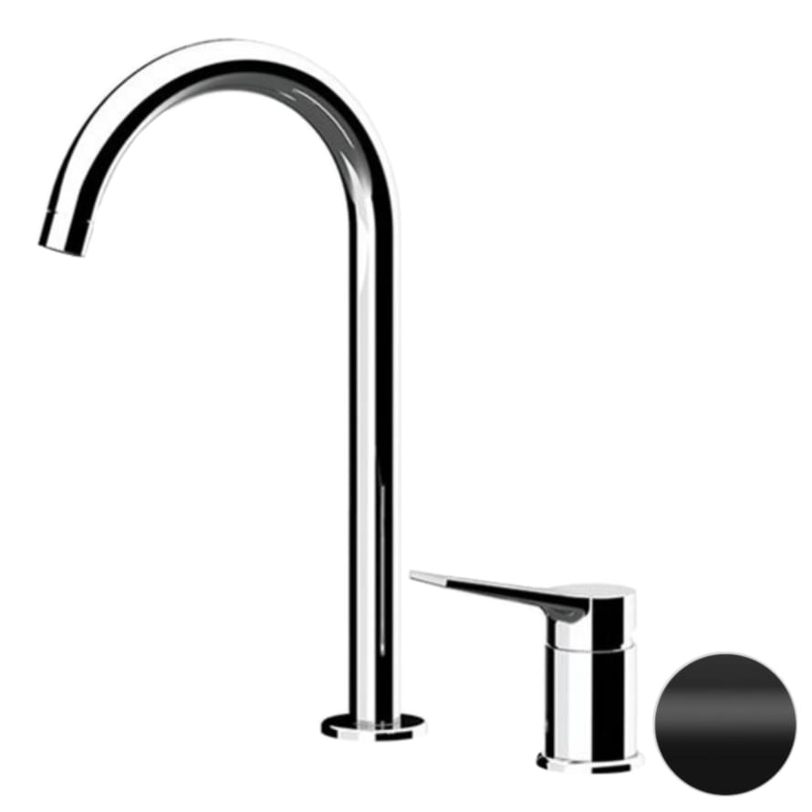 Плитка Remer Slash&Dot Смеситель для раковины SLASH&DOT черный матовый  поверхность матовая