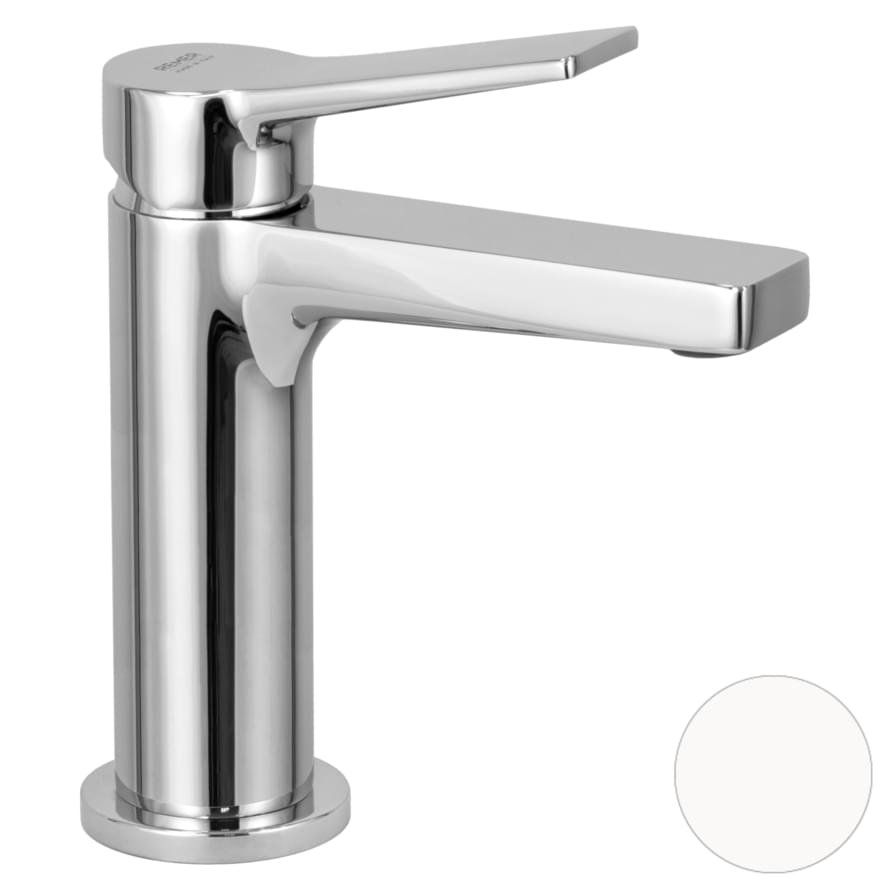 Плитка Remer Slash&Dot Стандартный смеситель для раковины SLASH&DOT белый матовый  поверхность матовая