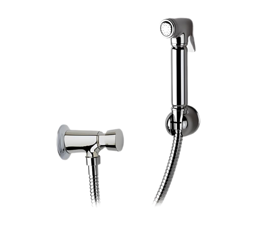 Плитка Remer Tempor Кран порционный TEMPOR гигиенический хром  поверхность глянец