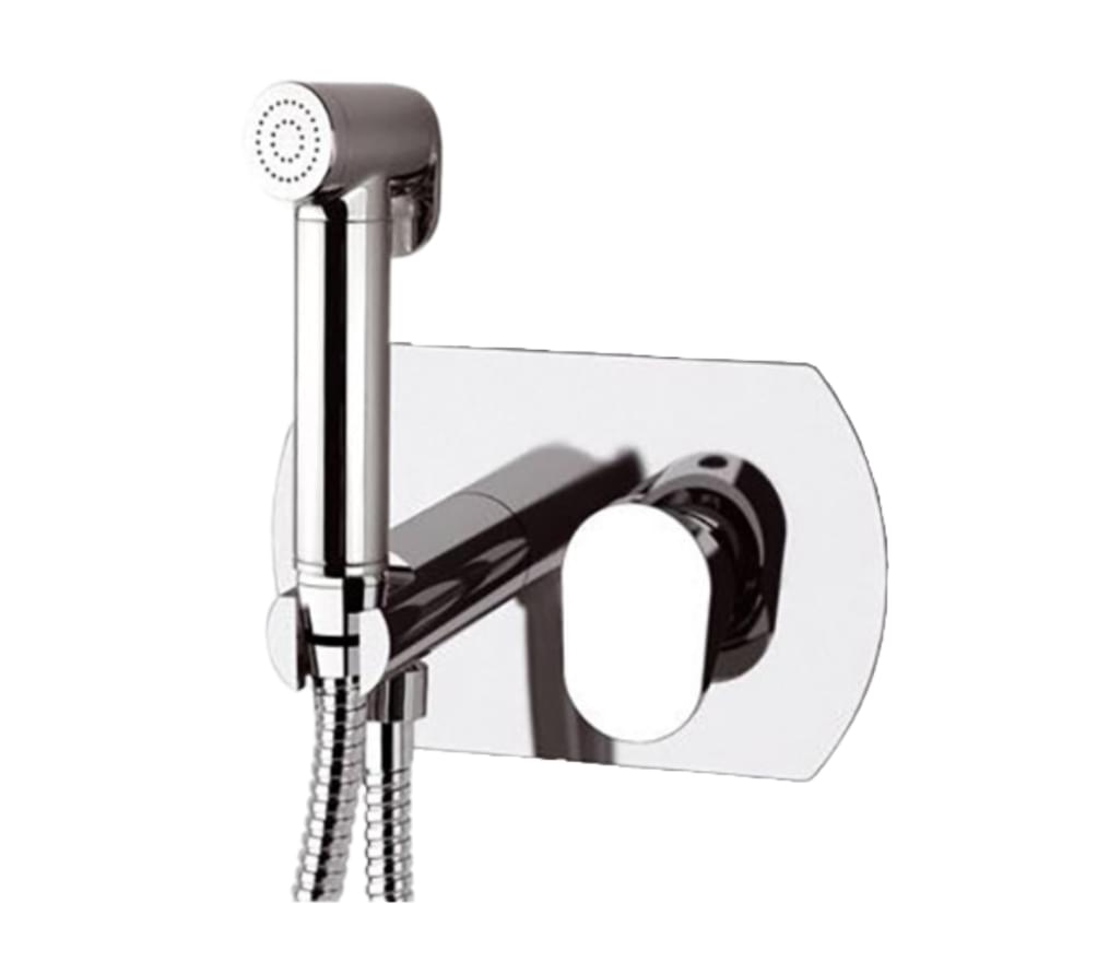 Плитка Remer Vanity Гигиенический душ со смесителем округлый VANITY хром  поверхность глянец