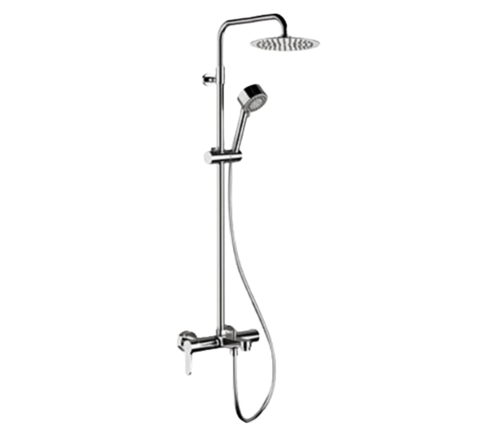 Плитка Remer Winner Душевая система WINNER с изливом хром  поверхность глянец