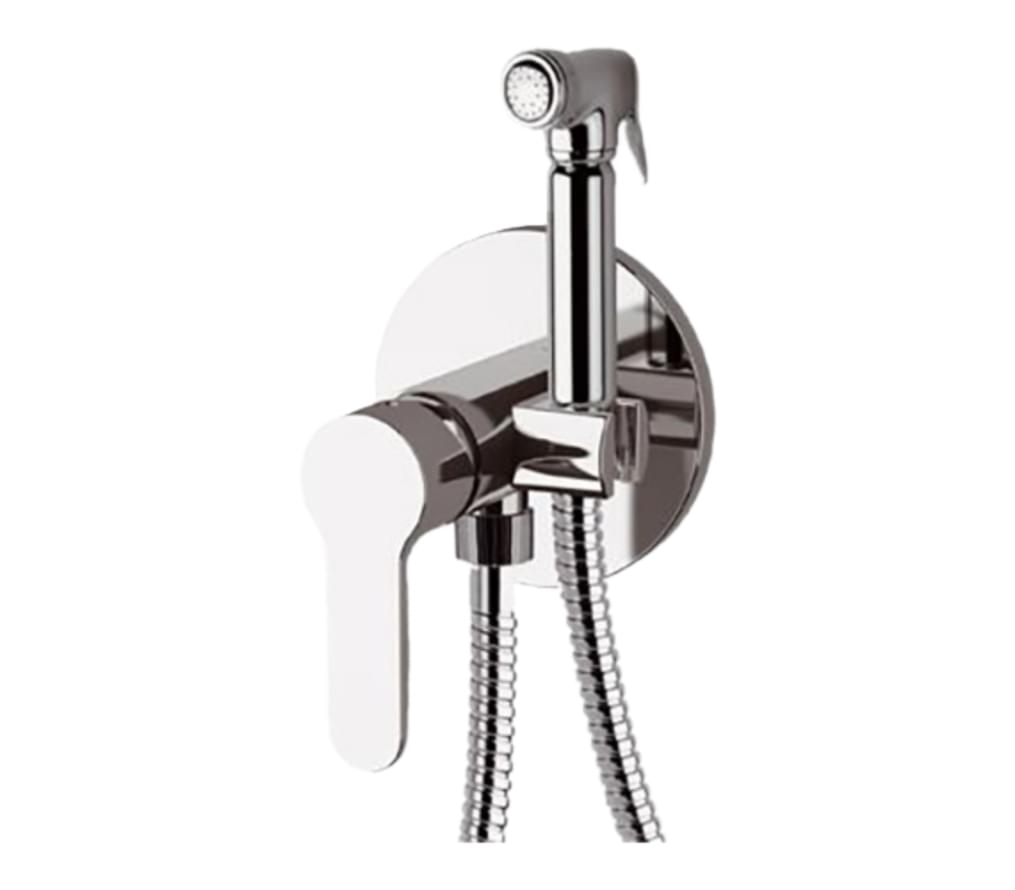 Плитка Remer Winner Округлый гигиенический душ со смесителем WINNER хром  поверхность глянец