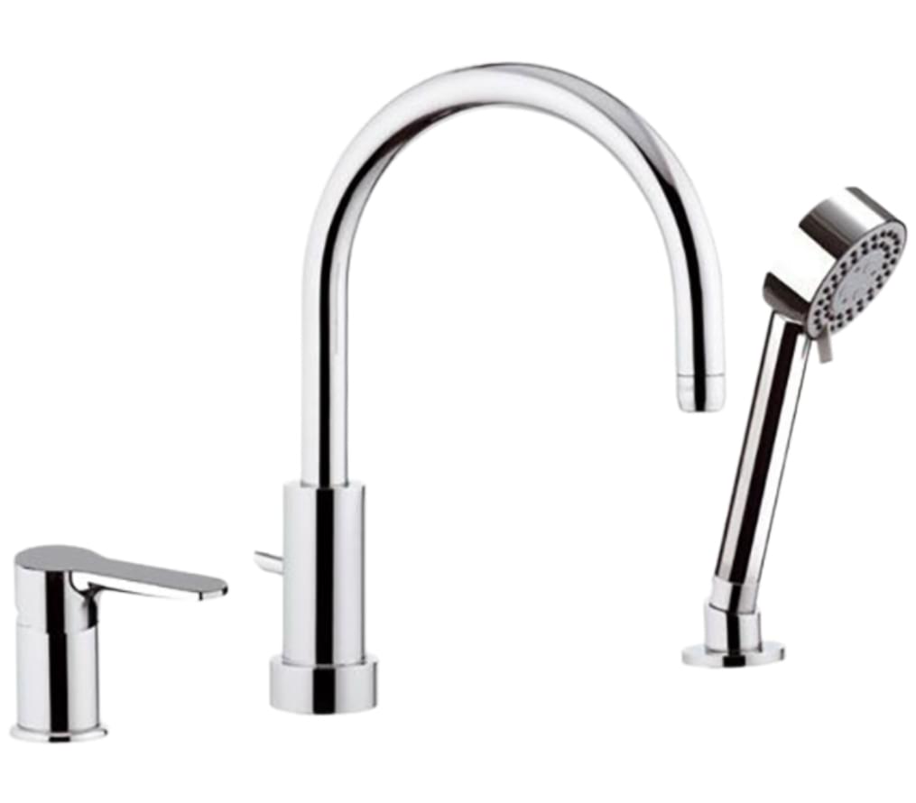 Плитка Remer Winner Смеситель в борт ванны WINNER хром  поверхность глянец