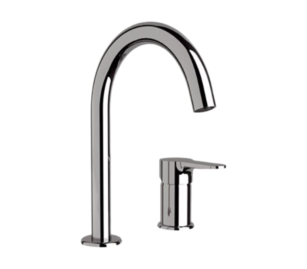 Плитка Remer Winner Смеситель для раковины округлый с-образный WINNER хром  поверхность глянец