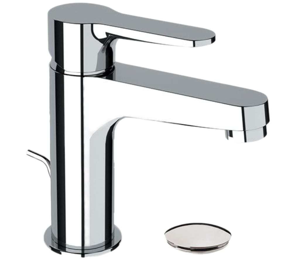 Плитка Remer Winner Смеситель для раковины с донным клапаном WINNER хром  поверхность глянец