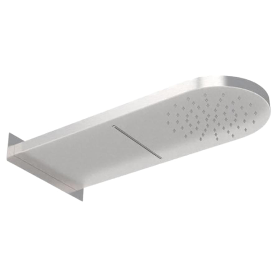 Плитка Remer X Style Inox Верхний душ X STYLE INOX настенный 50 на 20 см  поверхность матовая