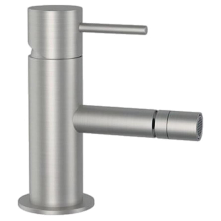 Плитка Remer X Style Inox Смеситель для биде округлый X STYLE INOX нержавеющая сталь  поверхность матовая