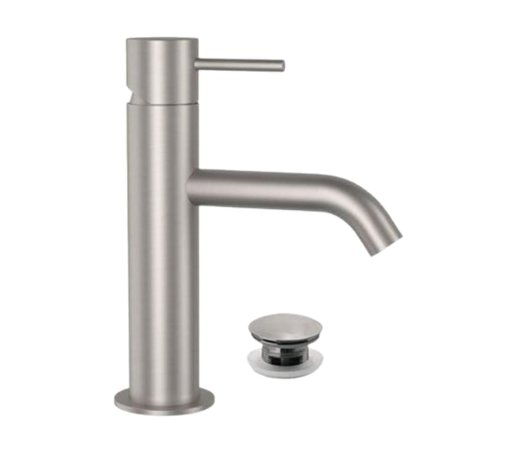 Плитка Remer X Style Inox Смеситель для раковины X STYLE INOX нержавеющая сталь  поверхность матовая