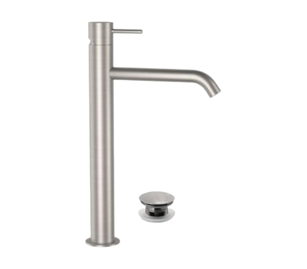 Плитка Remer X Style Inox Смеситель для раковины высокий X STYLE INOX нержавеющая сталь  поверхность матовая